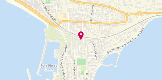 Plan de Palm Beach Optique, 13 avenue Tristan Bernard, 06400 Cannes