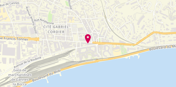Plan de Optique Lafayette, 53 avenue Francis Tonner, 06150 Cannes