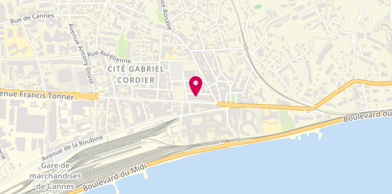 Plan de Afflelou, 72 avenue Francis Tonner, 06150 Cannes
