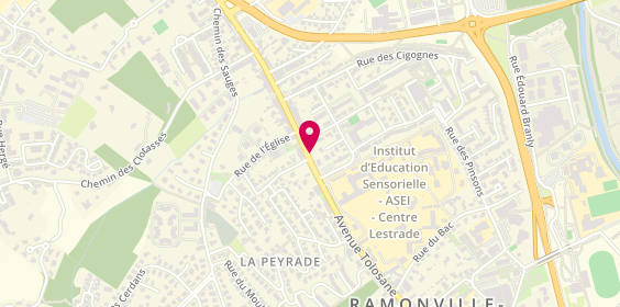 Plan de Optique Lafayette, 22 avenue Tolosane, 31520 Ramonville-Saint-Agne