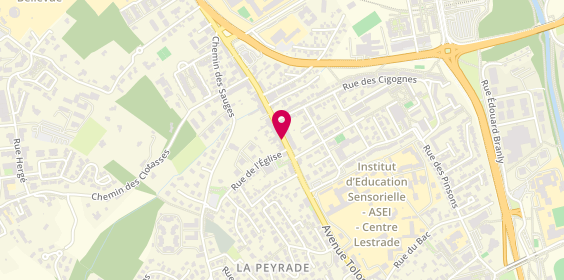 Plan de Maud Opticiens, 15 avenue Tolosane, 31520 Ramonville-Saint-Agne