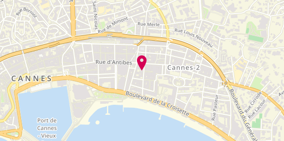 Plan de Marc le Bihan Opticien, 6 Rue du Commandant André, 06400 Cannes
