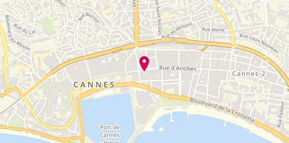 Plan de Grandoptical, 22 Rue d'Antibes, 06400 Cannes