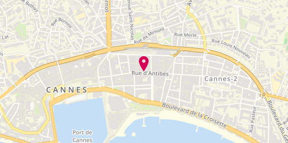 Plan de Jimmy Fairly, 43 Rue d'Antibes, 06400 Cannes