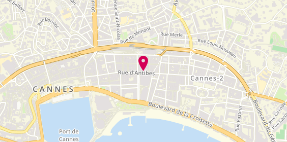 Plan de Foures Opticiens, 57 Rue d'Antibes, 06400 Cannes