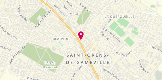 Plan de Centre d'Optique, 11 avenue de Gameville, 31650 Saint-Orens-de-Gameville