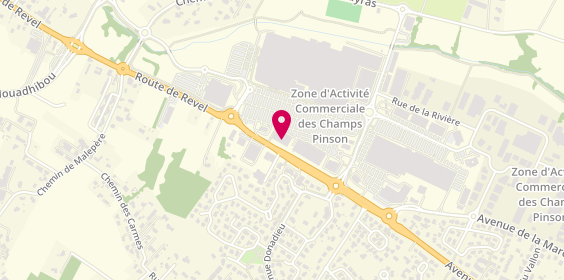 Plan de Opticien SAINT ORENS DE GAMEVILLE - Optical Center, 7 avenue de Toulouse, 31650 Saint-Orens-de-Gameville