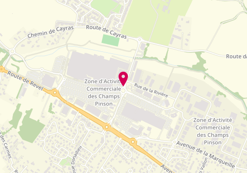 Plan de Lynx Optique, Centre Commercial Leclerc
2 Allée des Champs Pinsons, 31650 Saint-Orens-de-Gameville