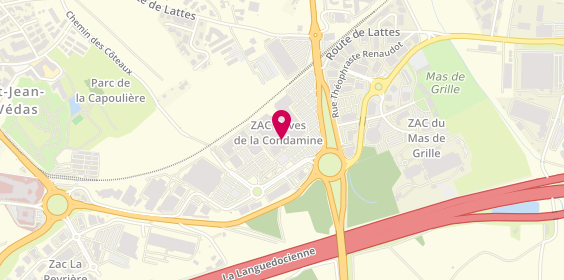 Plan de Optic Omega, 34434 Route de Sète, 34430 Saint-Jean-de-Védas