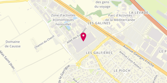 Plan de General d'Optique, Rue Bir Hakeim Centre Commercial Auchan Mediterranee, 34470 Pérols