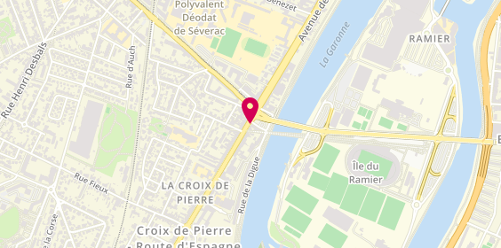 Plan de Optic'croix de Pierre, 134 avenue de Muret, 31300 Toulouse