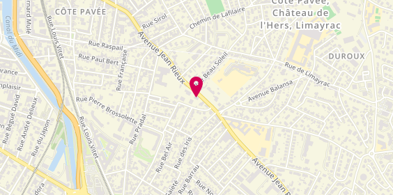 Plan de Pol & Faber Opticiens, 134 avenue Jean Rieux, 31500 Toulouse