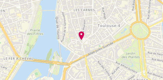 Plan de Entre Vues, 17 place du Salin, 31000 Toulouse