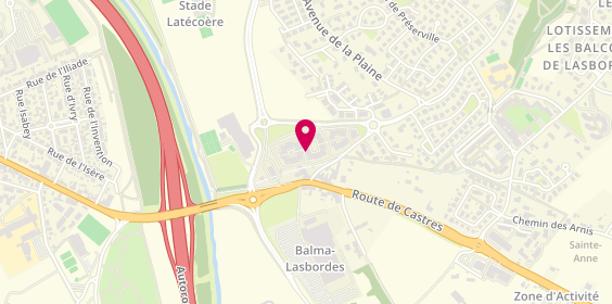 Plan de L' Opticien Qui Bouge, 16 avenue Charles de Gaulle Bâtiment 2, 31130 Balma