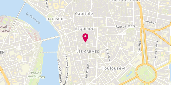 Plan de Louis Manver Lunetier, 29 Rue des Filatiers, 31000 Toulouse