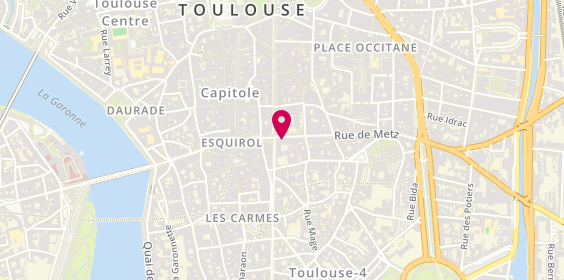 Plan de Optique Lafayette, 30 Rue de Metz, 31000 Toulouse