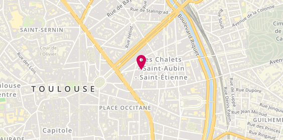 Plan de Les Binocles toulousaines, 12 Rue Gabriel Péri, 31000 Toulouse