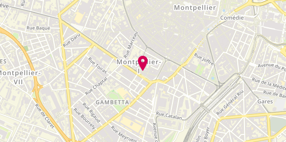 Plan de Écouter Voir - Optique Mutualiste, 1 Rue du Cheval Vert, 34000 Montpellier