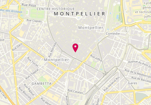 Plan de SERRE Gérard, 66 Grand Rue Jean Moulin, 34000 Montpellier