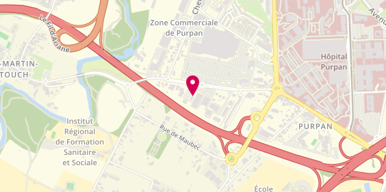 Plan de Optical Center, 47 Route de Bayonne, 31300 Toulouse