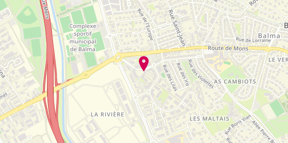 Plan de A Vue d'Oeil, 10 avenue Antoine Parmentier, 31130 Balma