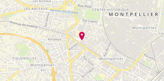 Plan de Ste Montpellieraine d'Optique, 49 Rue du Faubourg du Courreau, 34000 Montpellier