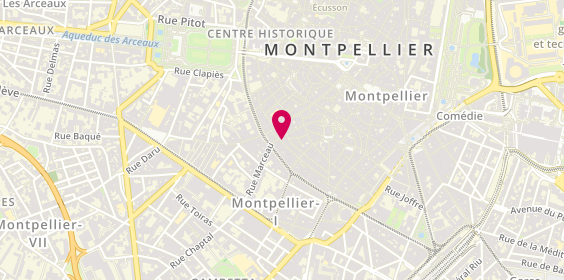 Plan de Une Histoire de Lunettes, 21 Rue des Balances, 34000 Montpellier