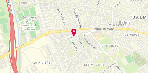 Plan de La Maison des Lunetiers, 21 Rue des Oeillets, 31130 Balma