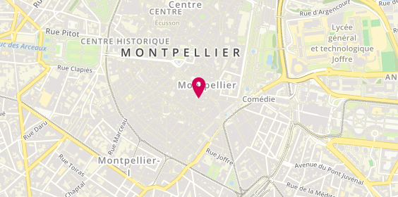 Plan de Le Petit Lunetier, 7 Rue de l'Argenterie, 34000 Montpellier