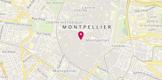 Plan de Damien-Opticiens, 9 Rue Saint-Guilhem, 34000 Montpellier