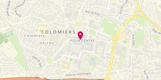 Plan de Opticeo, Centre Commercial Plein Centre Hyper U, 18 Rue du Centre, 31770 Colomiers
