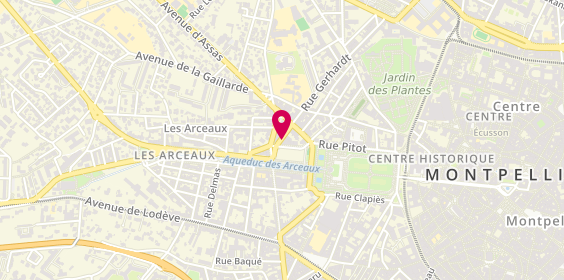 Plan de Optique des Arceaux, 2 Rue Doria, 34000 Montpellier