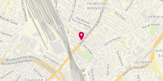 Plan de Espace Optique Bonnefoy, 21 Rue du Faubourg Bonnefoy, 31000 Toulouse