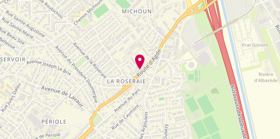Plan de Optique Roseraie, 35 Route d'Agde, 31500 Toulouse