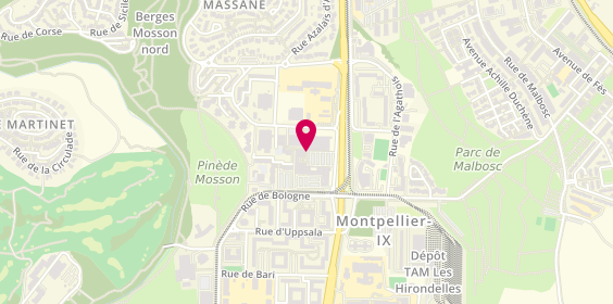 Plan de Optic Saint Paul, Centre Commercial Saint-Paul
5 avenue du Lauragais, 34080 Montpellier