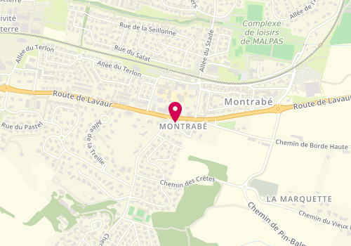 Plan de MONTRABE OPTIQUE (Optikid) enfants et adultes, 64 Route de Lavaur, 31850 Montrabé