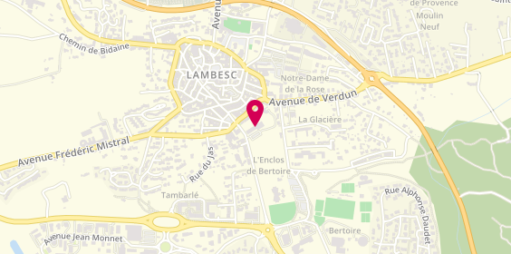 Plan de Optique Jacquemard, 3 Route d'Aix, 13410 Lambesc