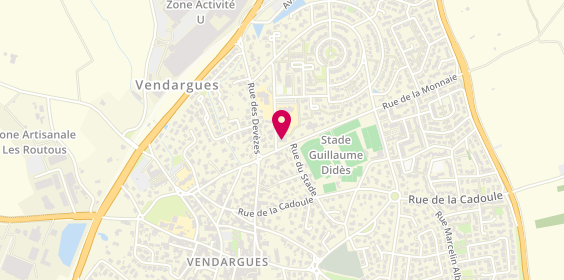 Plan de Optique des Garrigues, Centre Médical
25 Ter Rue de la Monnaie, 34740 Vendargues