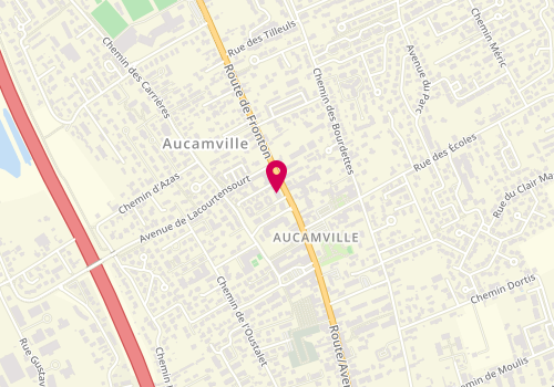 Plan de Optique Lafayette, 125 Route de Fronton, 31140 Aucamville