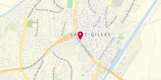 Plan de Audition Saint Gilles, 46 Rue Gambetta, 30800 Saint-Gilles