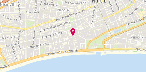 Plan de Optic 2000, 8 Rue de France, 06000 Nice