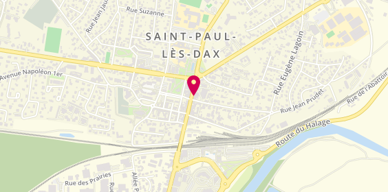 Plan de L'Étui à Lunettes, 7 avenue de la Liberté, 40990 Saint-Paul-lès-Dax