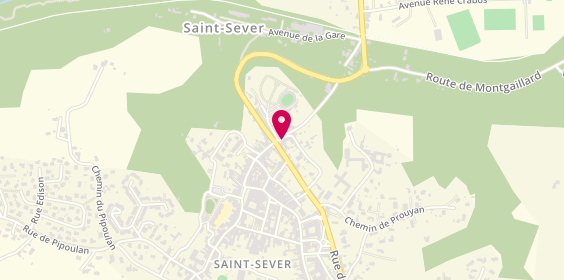 Plan de La Lunetterie, 6 place du Cap de Pouy, 40500 Saint-Sever