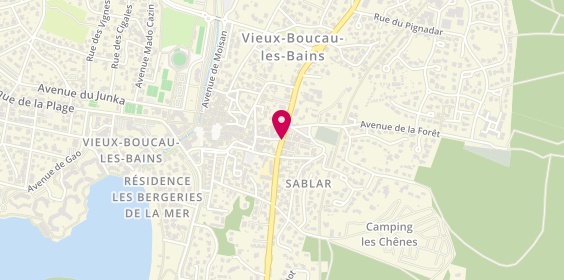 Plan de Jp Optique, 6 Place General de Gaulle, 40480 Vieux-Boucau-les-Bains