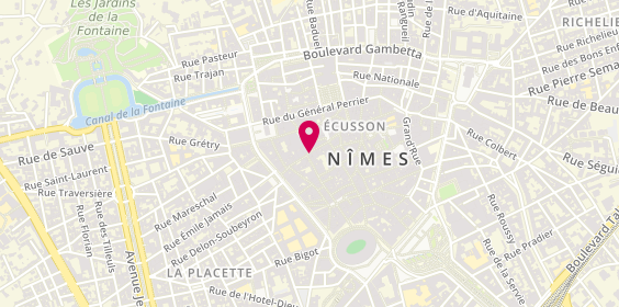 Plan de Les Lunettes de Cécile, 1 Rue Fresque, 30000 Nîmes