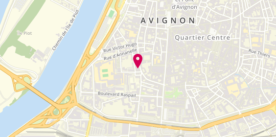 Plan de JDV Optique, 76 Rue Joseph Vernet, 84000 Avignon