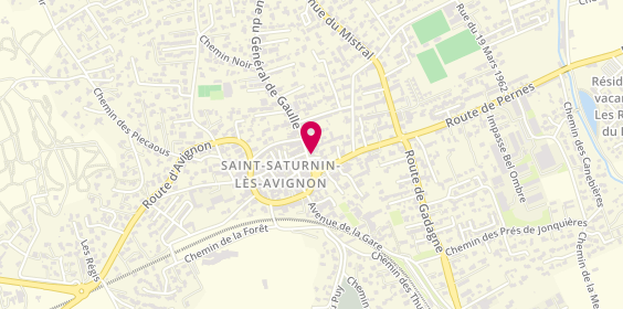 Plan de Optique Mobile, 48 place des Cafés, 84450 Saint-Saturnin-lès-Avignon