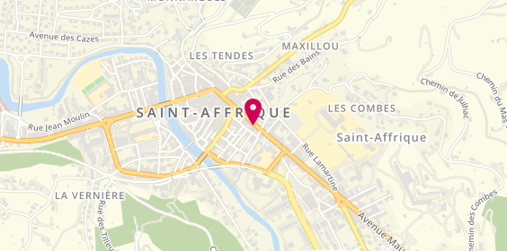 Plan de Optic Vergely Saint-Affrique, 32 Boulevard de la République, 12400 Saint-Affrique