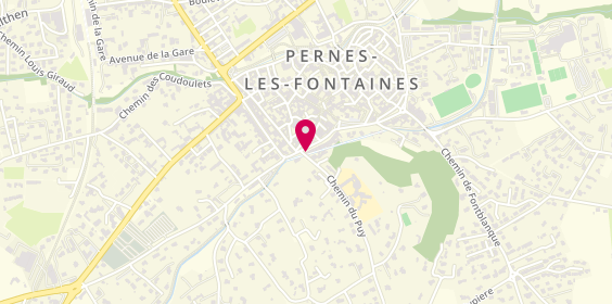 Plan de Aud'optique, 66 avenue du Bariot, 84210 Pernes-les-Fontaines