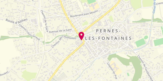 Plan de FELIX Olivier, 27 chemin des Coudoulets, 84210 Pernes-les-Fontaines